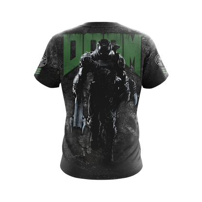 Doom - Slayers Club Unisex 3D T-shirt   