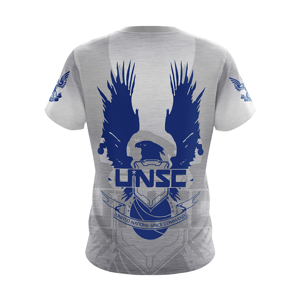 Halo - United Nation Space Command Unisex 3D T-shirt   