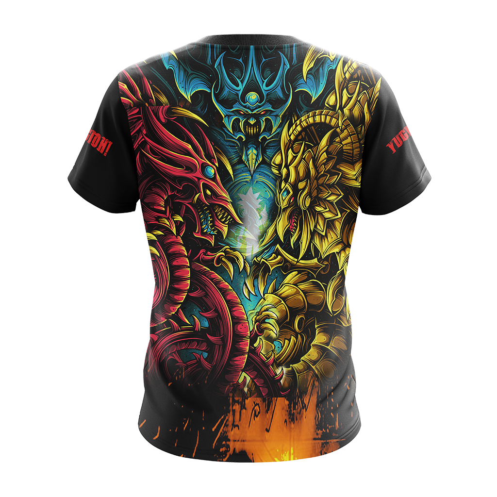 Yu-Gi-Oh! Egyptian Gods Dragons Unisex 3D T-shirt Zip Hoodie   