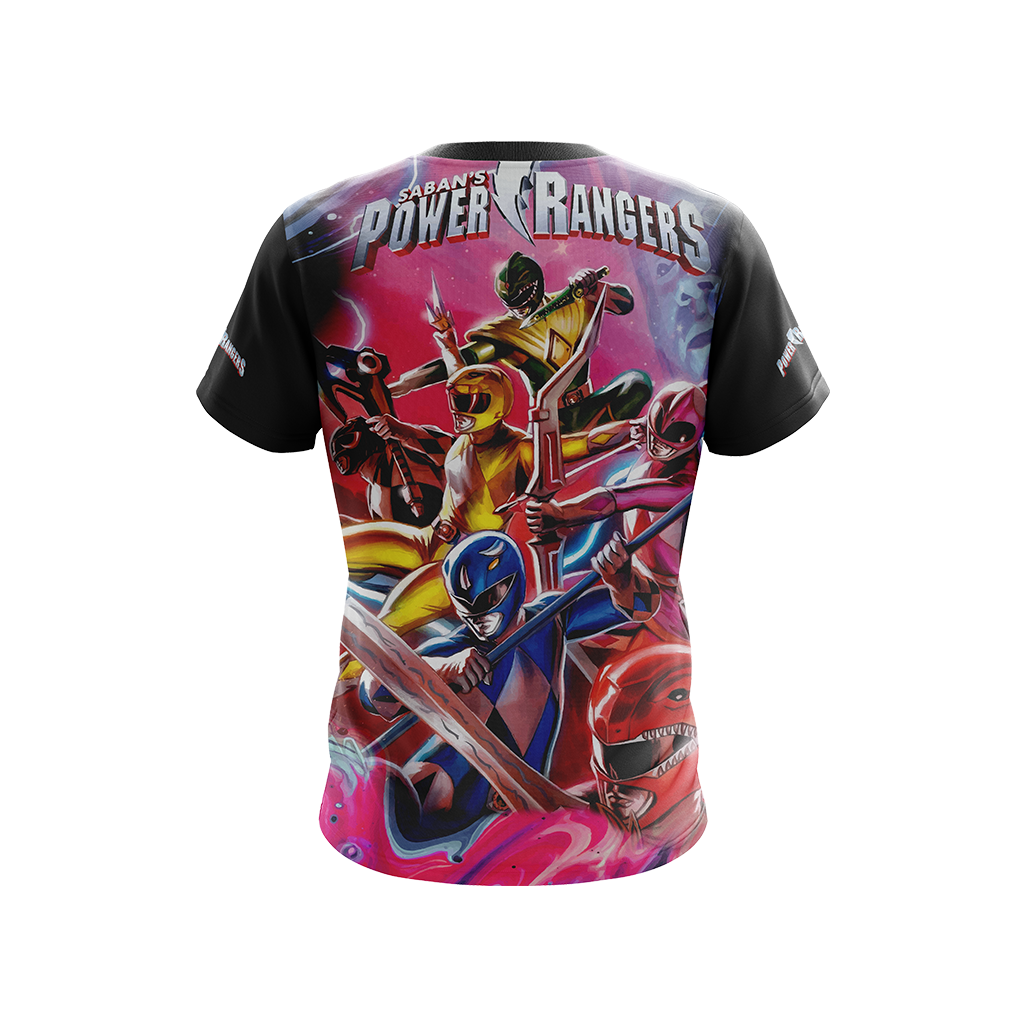 Mighty Morphin Power Rangers Unisex 3D T-shirt   