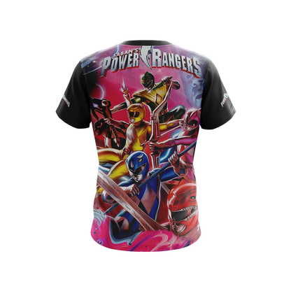 Mighty Morphin Power Rangers Unisex 3D T-shirt   