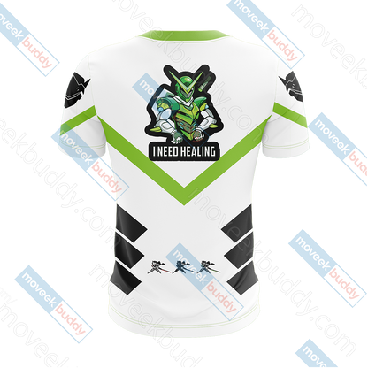 Overwatch - Genji Symbol Unisex 3D T-shirt   