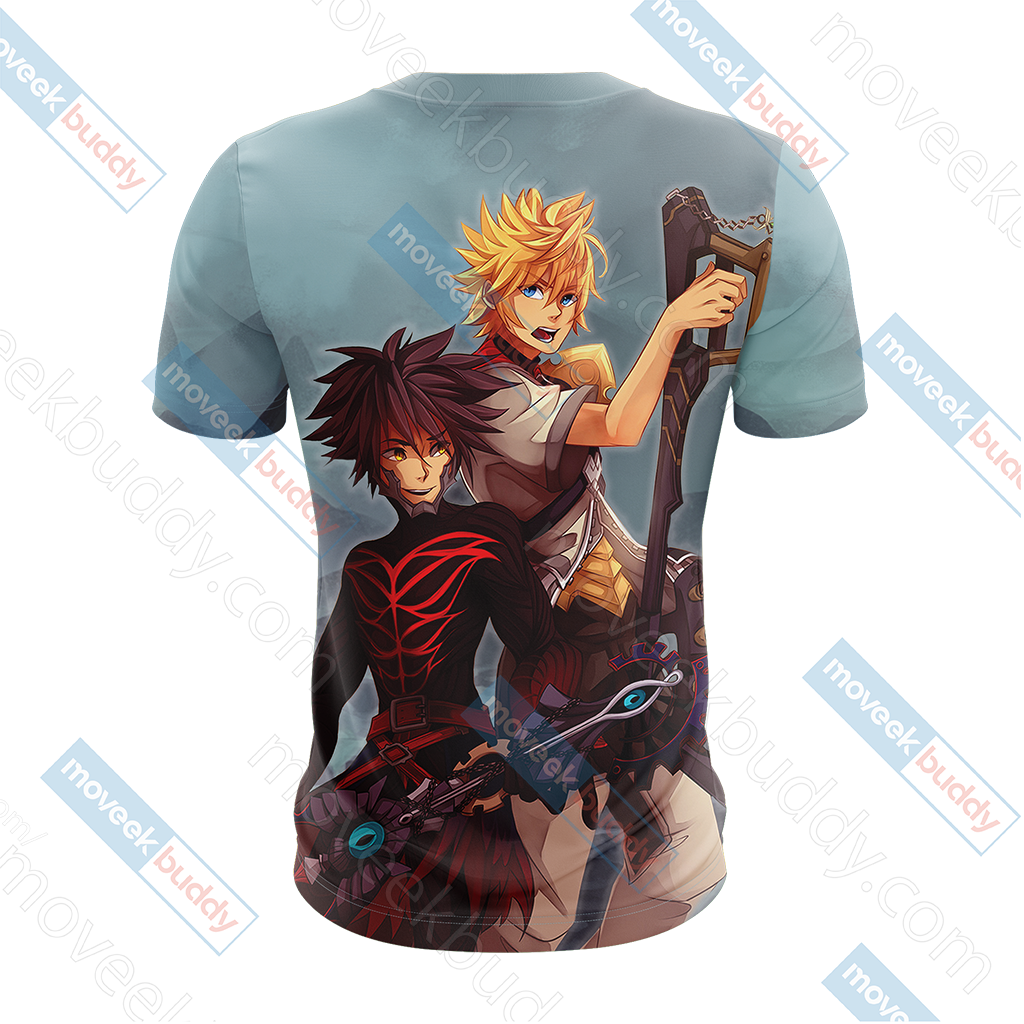 Kingdom Hearts New Version Unisex 3D T-shirt   