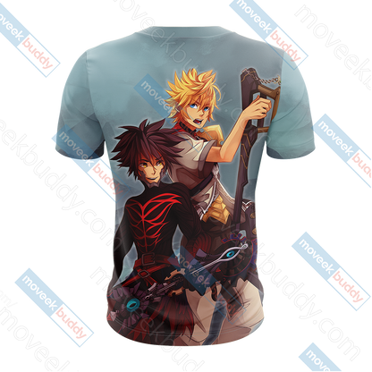 Kingdom Hearts New Version Unisex 3D T-shirt   