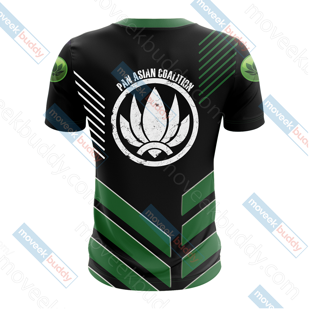 Battlefield 2142 Pan-Asian Coalition Unisex 3D T-shirt   