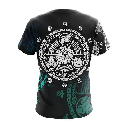 The Legend of Zelda - The Gate Of Time Symbol Unisex 3D T-shirt   