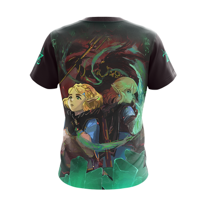 The Legend Of Zelda: Breath Of The Wild (BotW) Link, Zelda And Ganondorf Unisex 3D T-shirt   