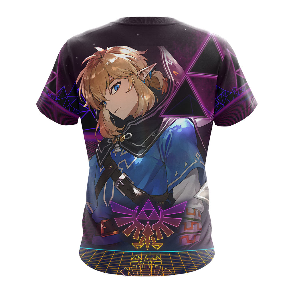 The legend of Zelda All Over Print T-shirt Zip Hoodie Pullover Hoodie   