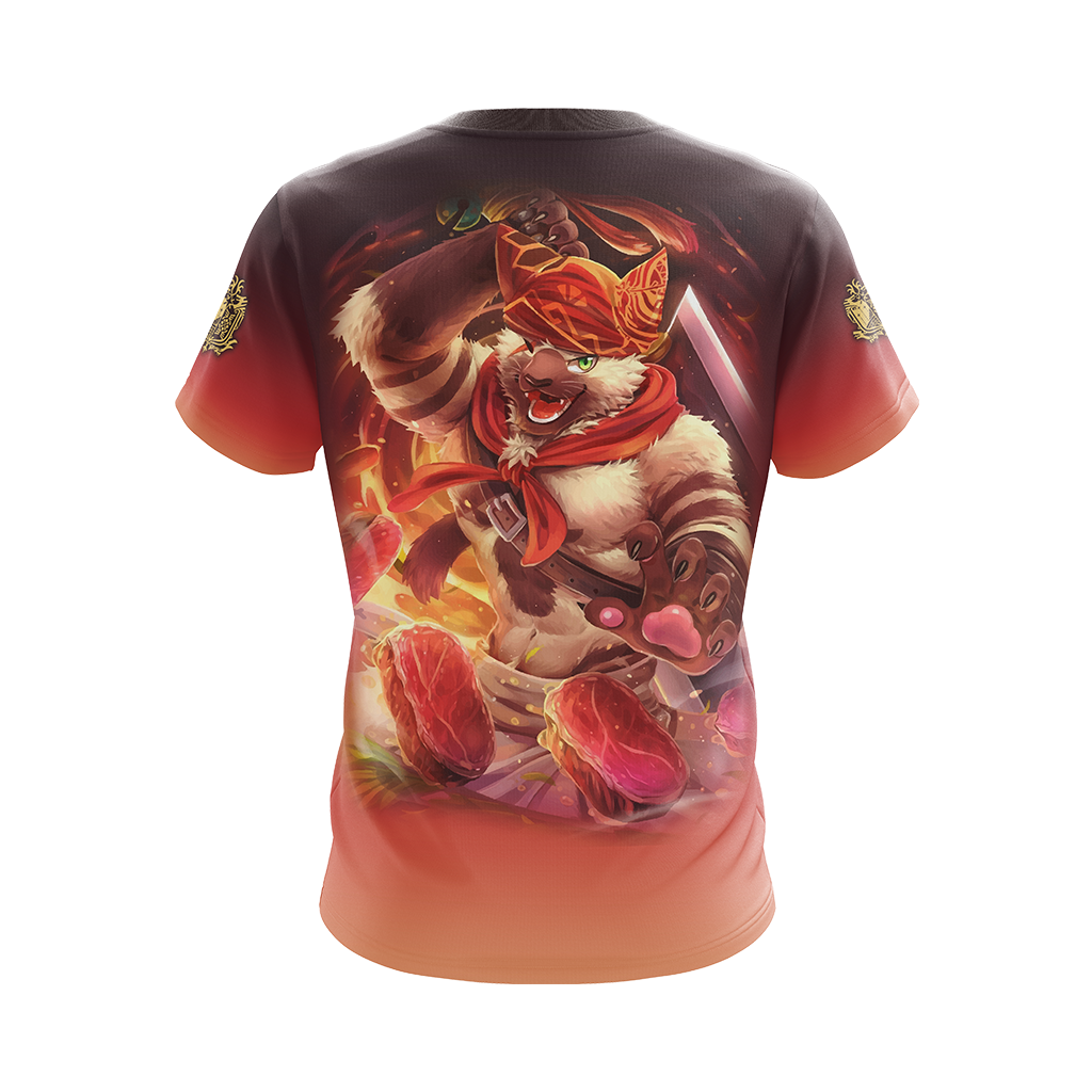 Monster Hunter Meowscular Chef Unisex 3D T-shirt   