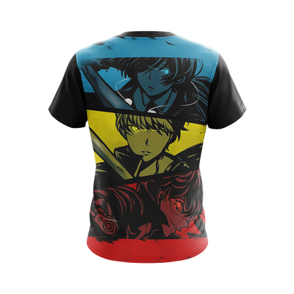 Persona 3, 4, 5 Protagonists Unisex 3D T-shirt   