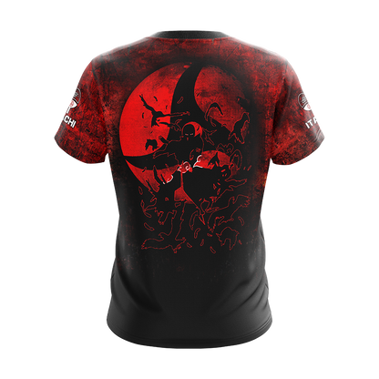Naruto - Itachi Uchiha's Mangekyou Sharingan Unisex 3D T-shirt   