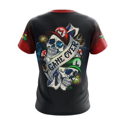 Mario Skull Unisex 3D T-shirt   