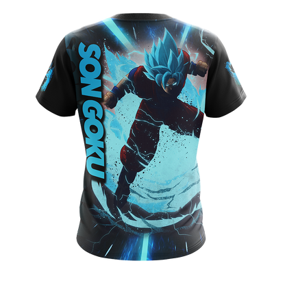 Dragon Ball Son Goku All Over Print T-shirt Zip Hoodie Pullover Hoodie   