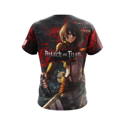 Attack on Titan - Mikasa Ackerman New Unisex 3D T-shirt   