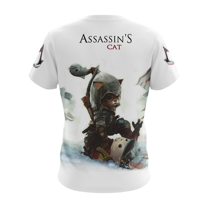 Assassin's Creed III-IV Cat Unisex 3D T-shirt   