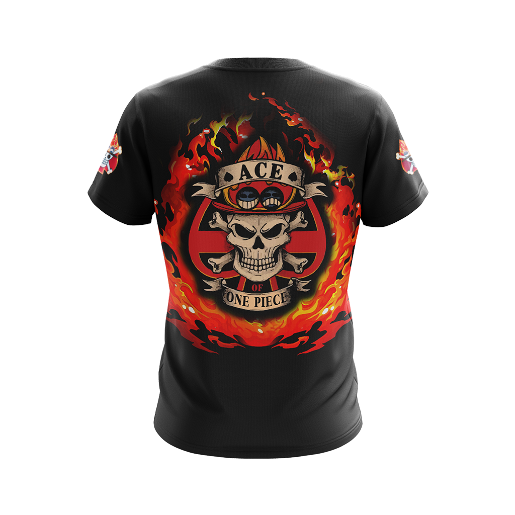 One piece - Portgas D. Ace Unisex 3D T-shirt   