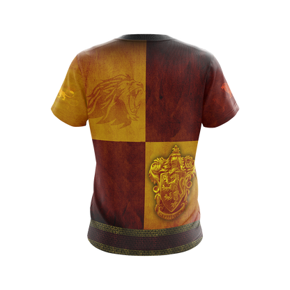 Brave Like A Gryffindor Harry Potter New Version 1 Unisex 3D T-shirt   