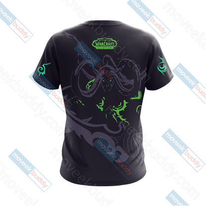World Of Warcraft - Illidan Stormrage Unisex 3D T-shirt   