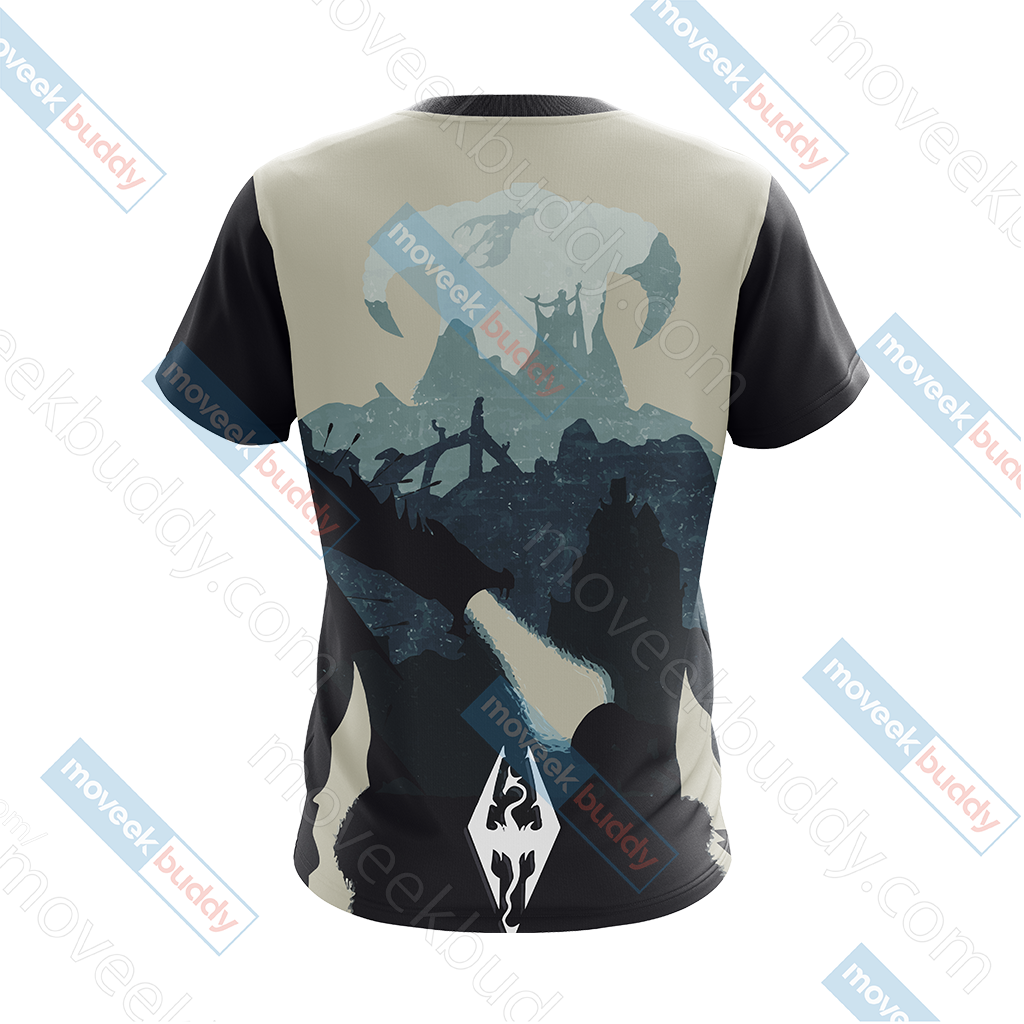 The Elder Scrolls: Skyrim Unisex 3D T-shirt   