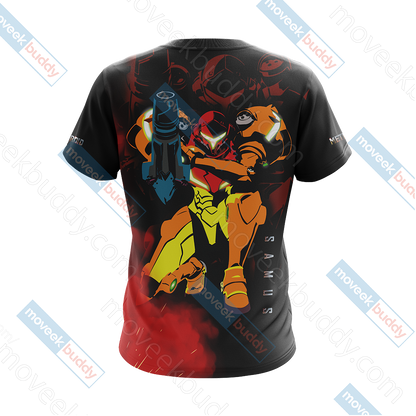 Metroid Samus New Look Unisex 3D T-shirt   