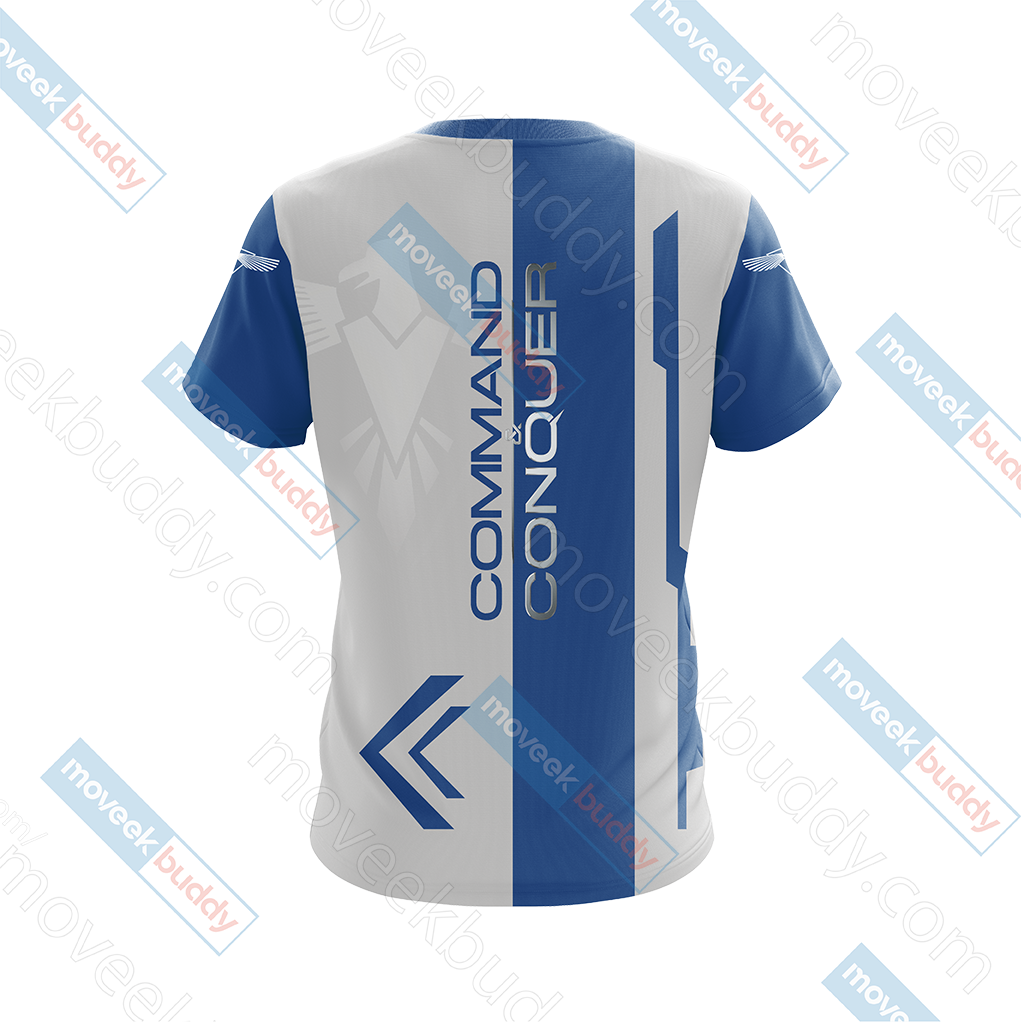 Command & Conquer - Allies Unisex 3D T-shirt   