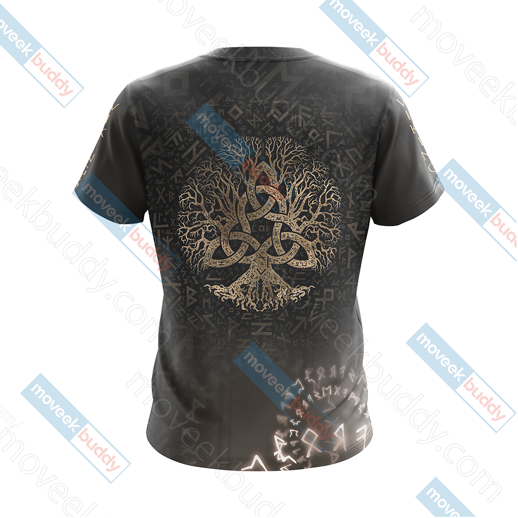 Vikings - Tree of life Unisex 3D T-shirt   