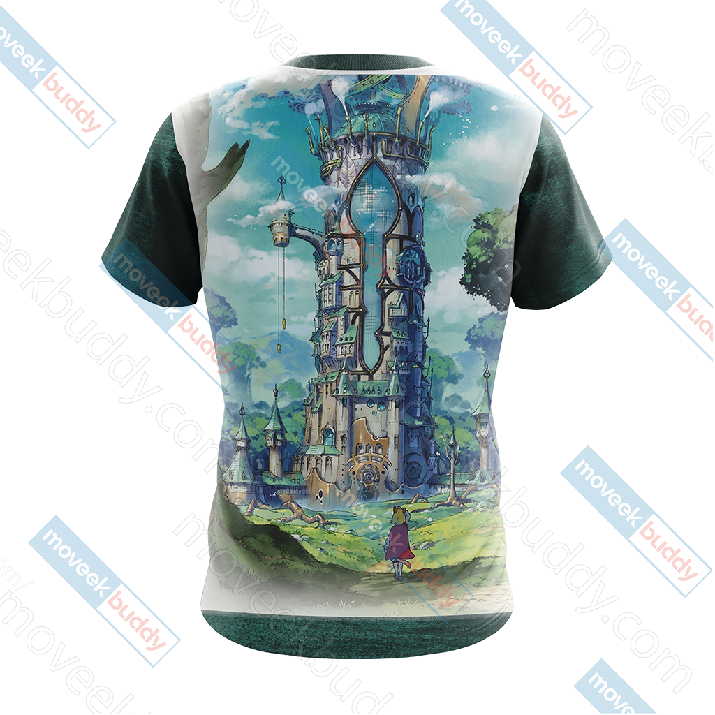 Ni no Kuni Unisex 3D T-shirt   