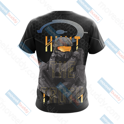 Halo Hunt The Truth Unisex 3D T-shirt   