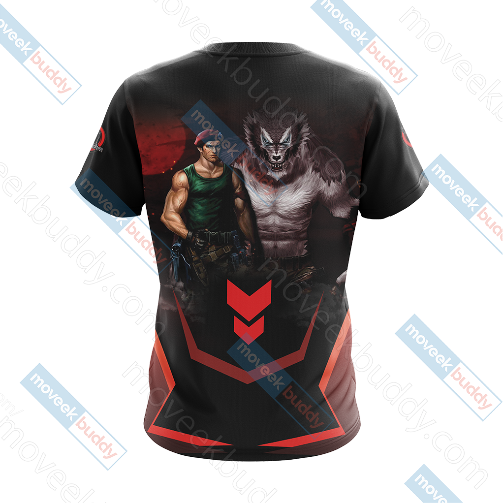 Wolfteam Unisex 3D T-shirt   