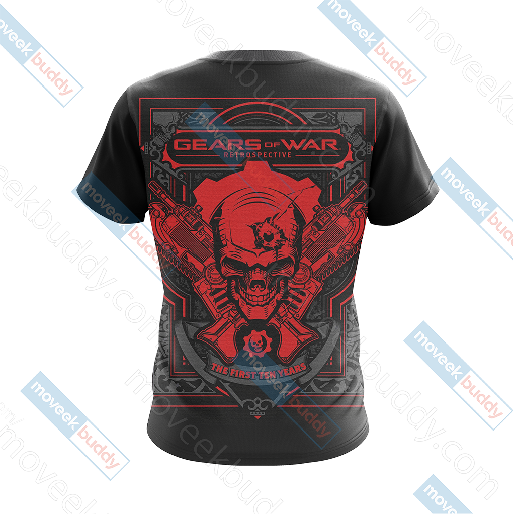 Gears of War Unisex 3D T-shirt   
