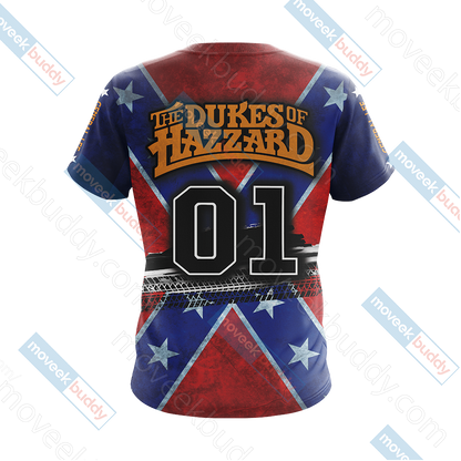 The Dukes Of Hazzard General Lee Unisex 3D T-shirt   