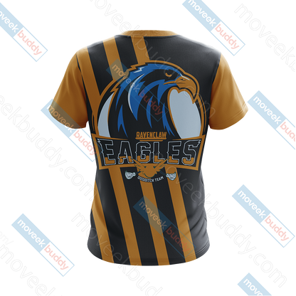 Ravenclaw Eagles Quidditch Team Harry Potter Unisex 3D T-shirt   