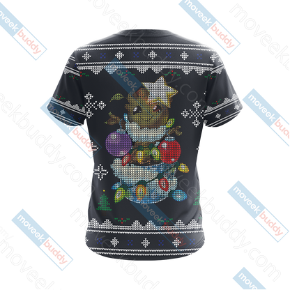 Guardian Of The Galaxy - Groot Merry Grootmas Christmas Unisex 3D T-shirt   