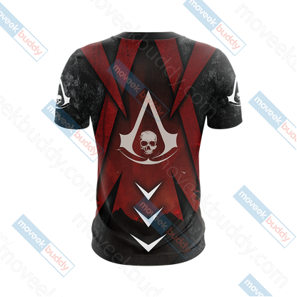 Assassin's Creed Black Flag Unisex 3D T-shirt   