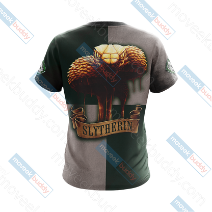 Slytherin Serpent Harry Potter New Look Unisex 3D T-shirt   