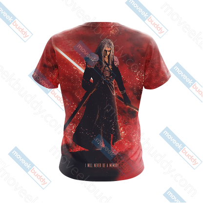 Final Fantasty - Crimson Sephiroth Unisex 3D T-shirt   