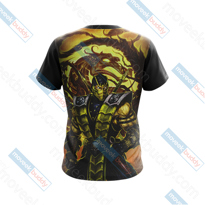 Mortal Kombat - Scorpion New Style Unisex 3D T-shirt   