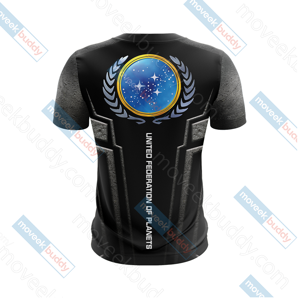 Star Trek - United Federation of Planets Logo Unisex 3D T-shirt   