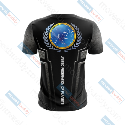 Star Trek - United Federation of Planets Logo Unisex 3D T-shirt   