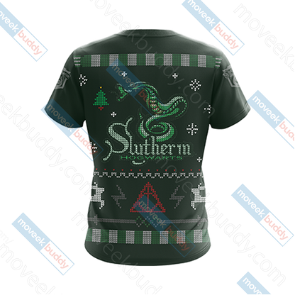 Harry Potter - Cunning Like A Slytherin Winter Style Unisex 3D T-shirt   