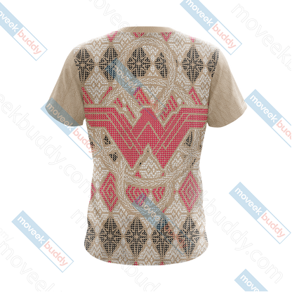 Wonderwoman Knitting Style Unisex 3D T-shirt   