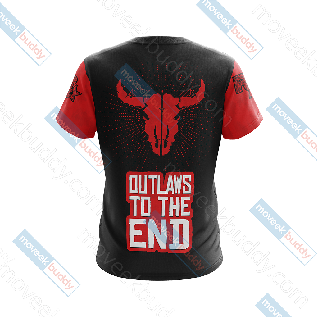 Red Dead Redemption 2 New Unisex 3D T-shirt   