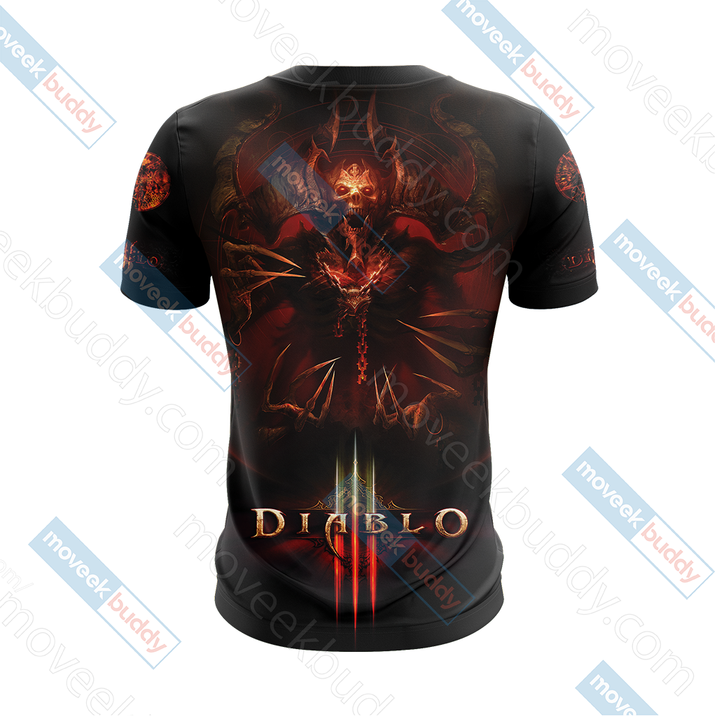 Diablo III New Unisex 3D T-shirt   