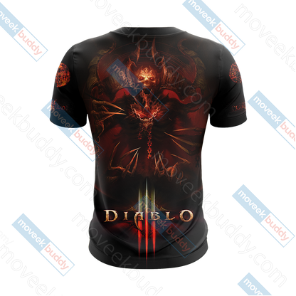 Diablo III New Unisex 3D T-shirt   