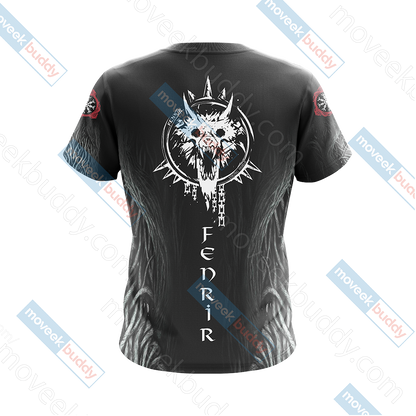 Vikings - Fenrir Unisex 3D T-shirt   