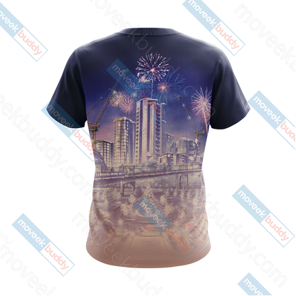 Cities: Skylines Unisex 3D T-shirt   