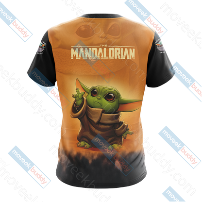 Star Wars The Mandalorian Baby Yoda Unisex 3D T-shirt   