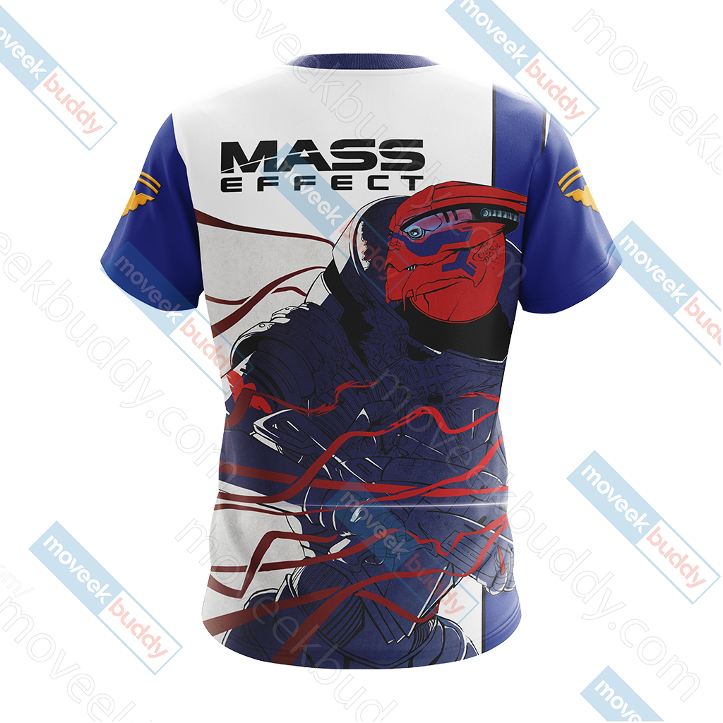 Mass Effect - Garrus Vakarian Unisex 3D T-shirt   