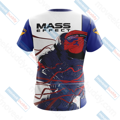 Mass Effect - Garrus Vakarian Unisex 3D T-shirt   
