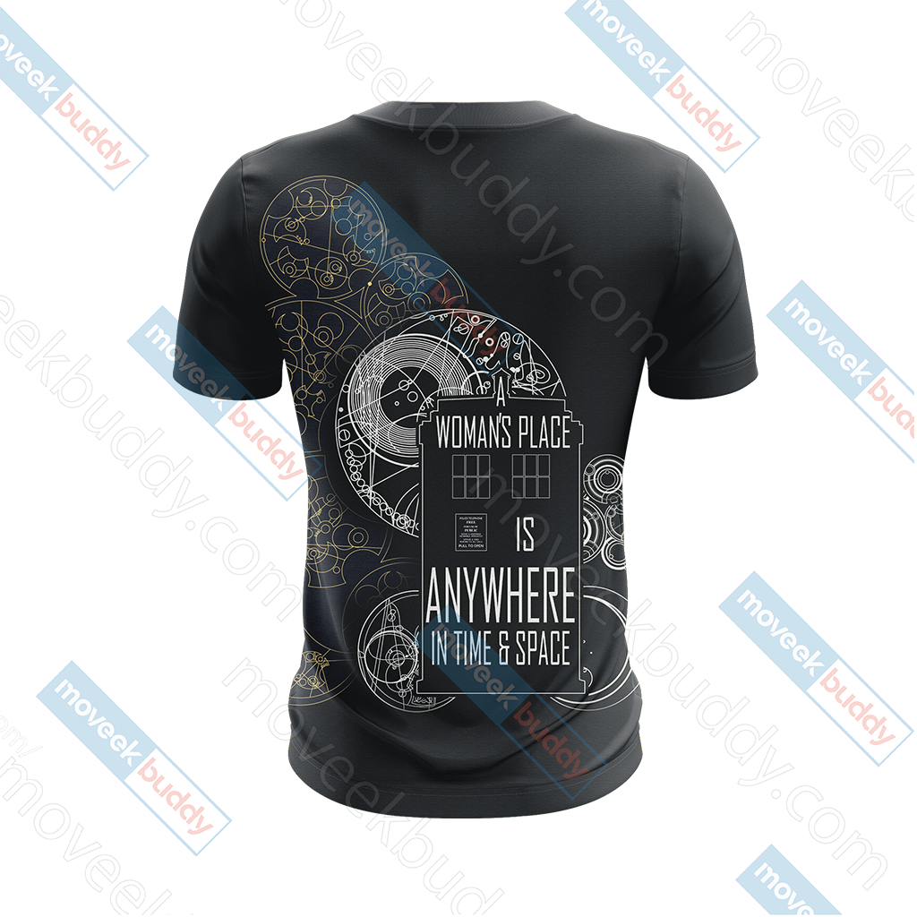 Doctor Who Tardis New Unisex 3D T-shirt   